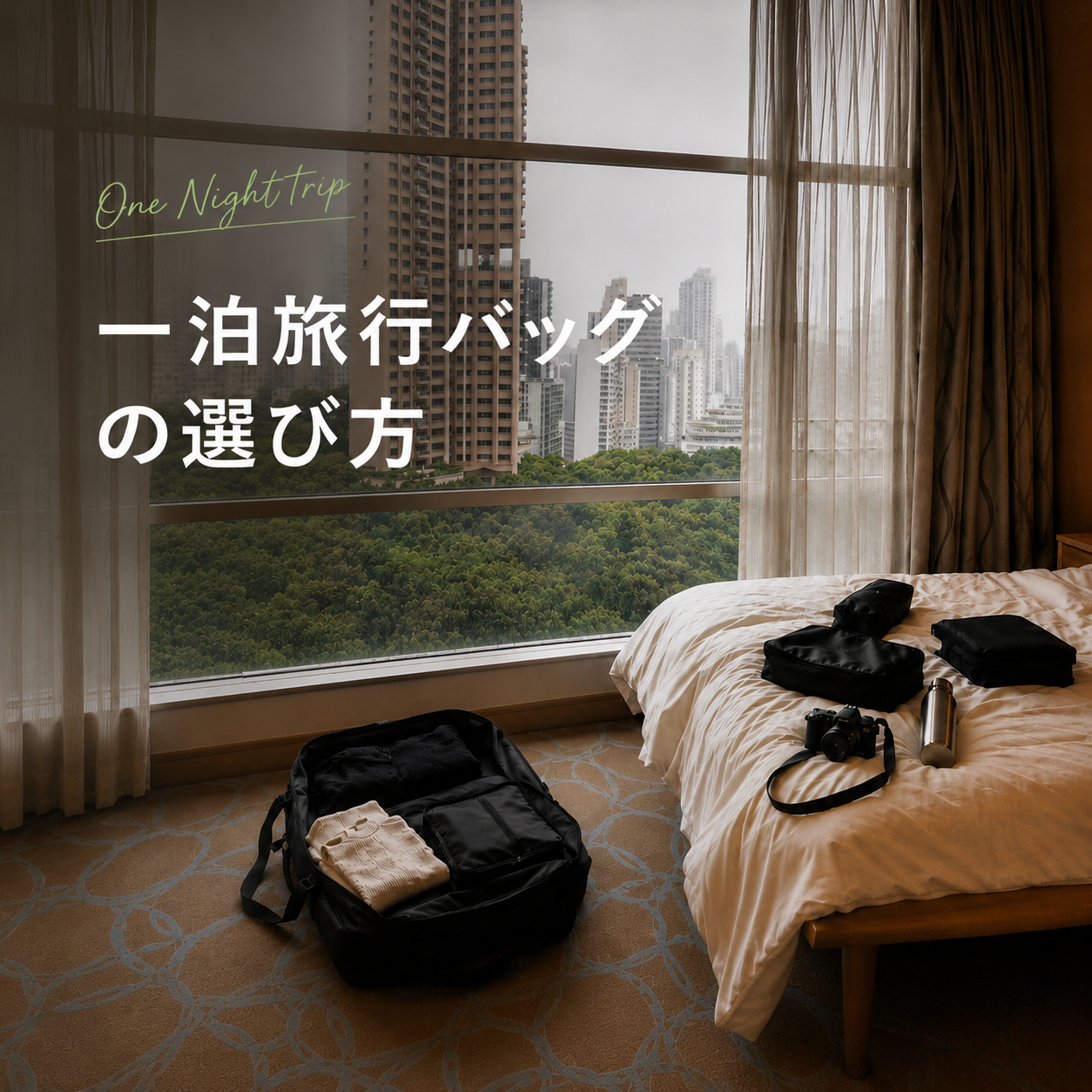 【一泊旅行バッグの選び方】容量は何L必要？一泊二日におすすめのバッグを解説