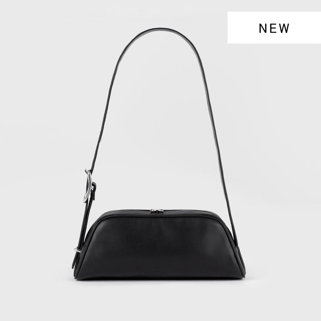 LEATHER BAGUETTE BAG
