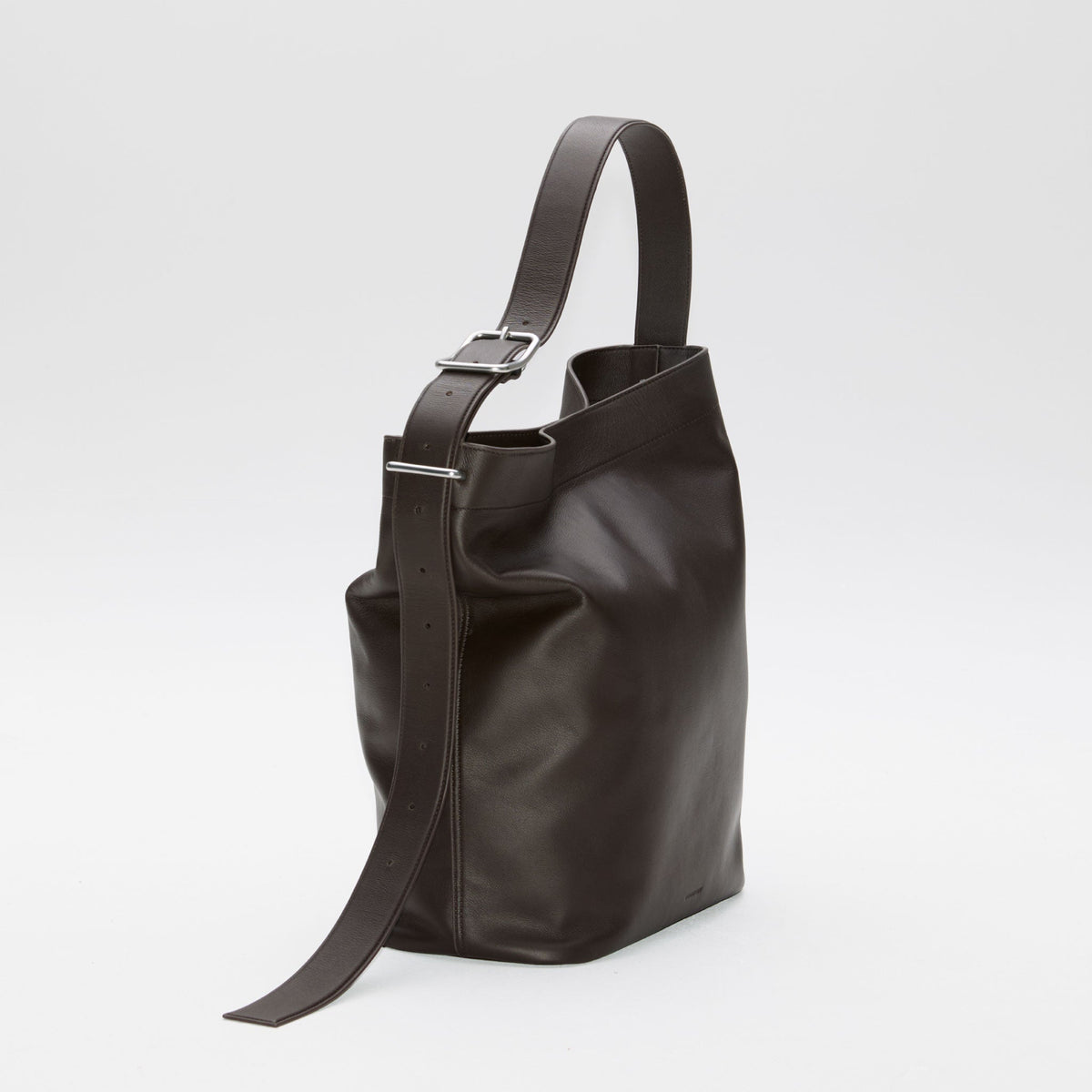 LEATHER SHOPPER BAG