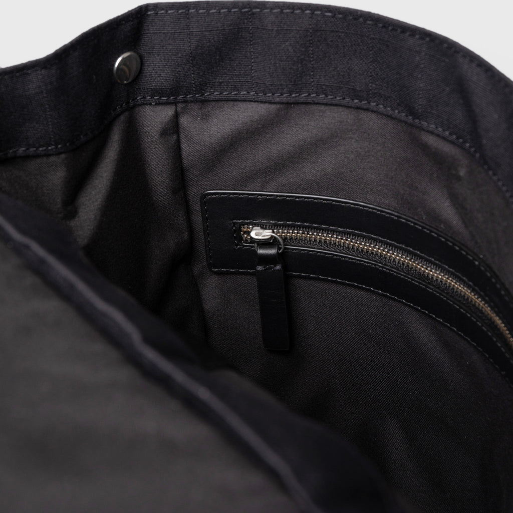 LEATHER LID BACKPACK 14"
