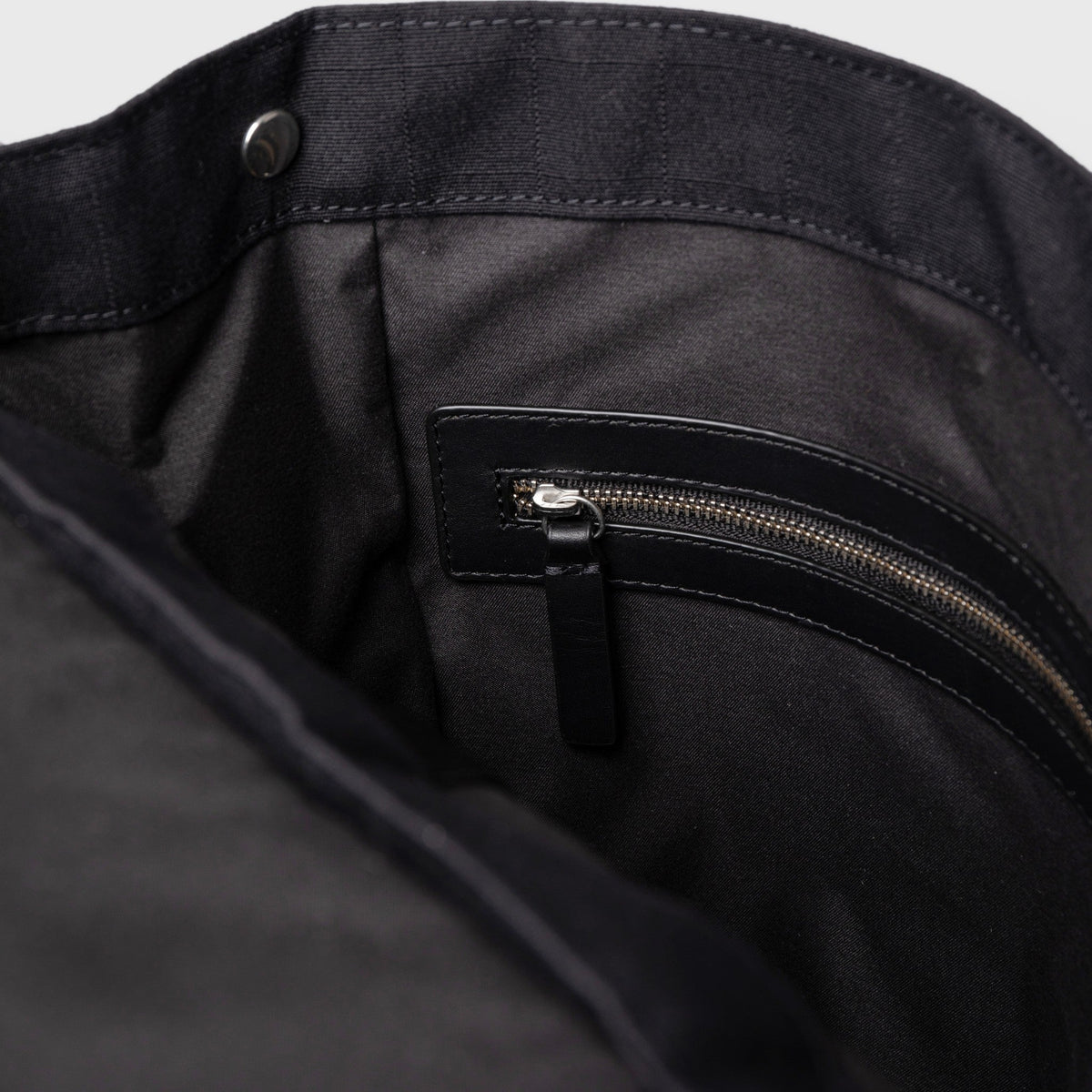 LEATHER LID BACKPACK 14"