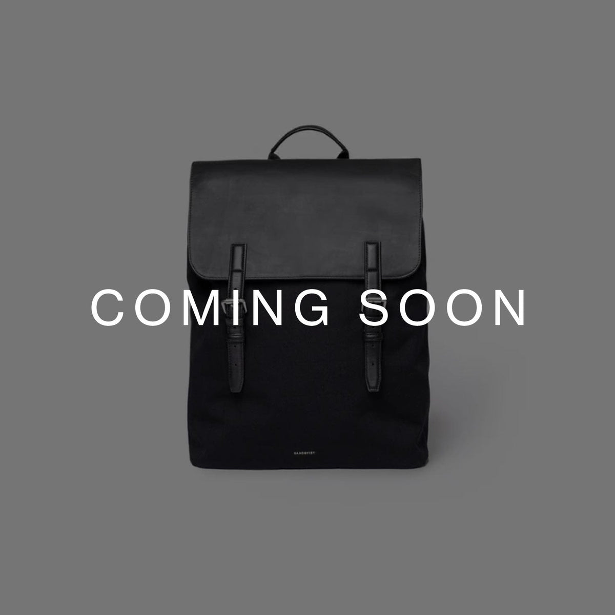 LEATHER LID BACKPACK 16"