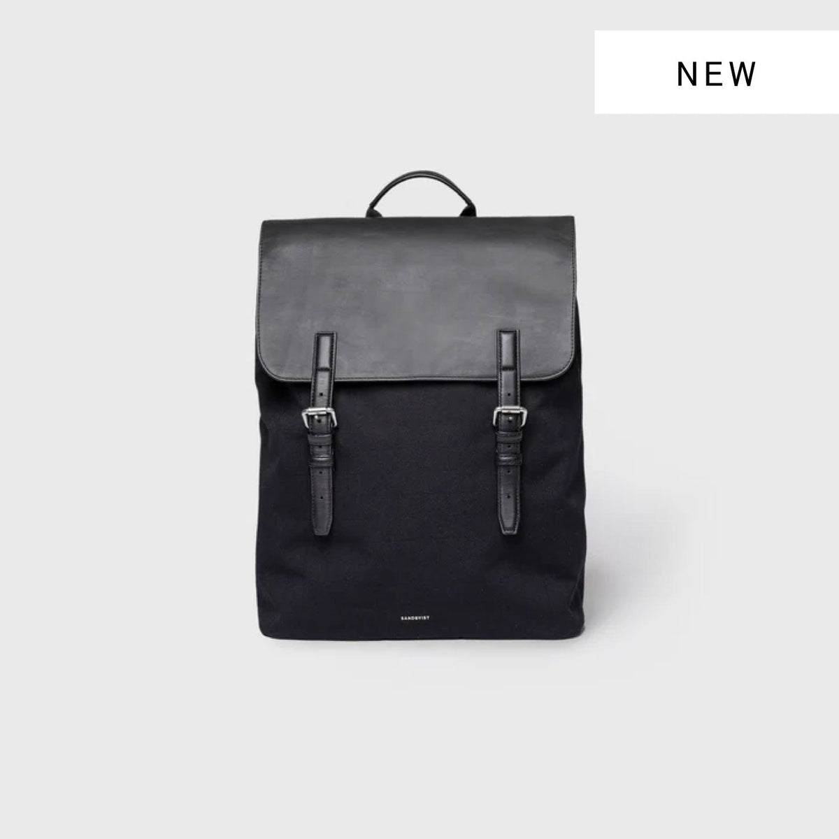 LEATHER LID BACKPACK 16"