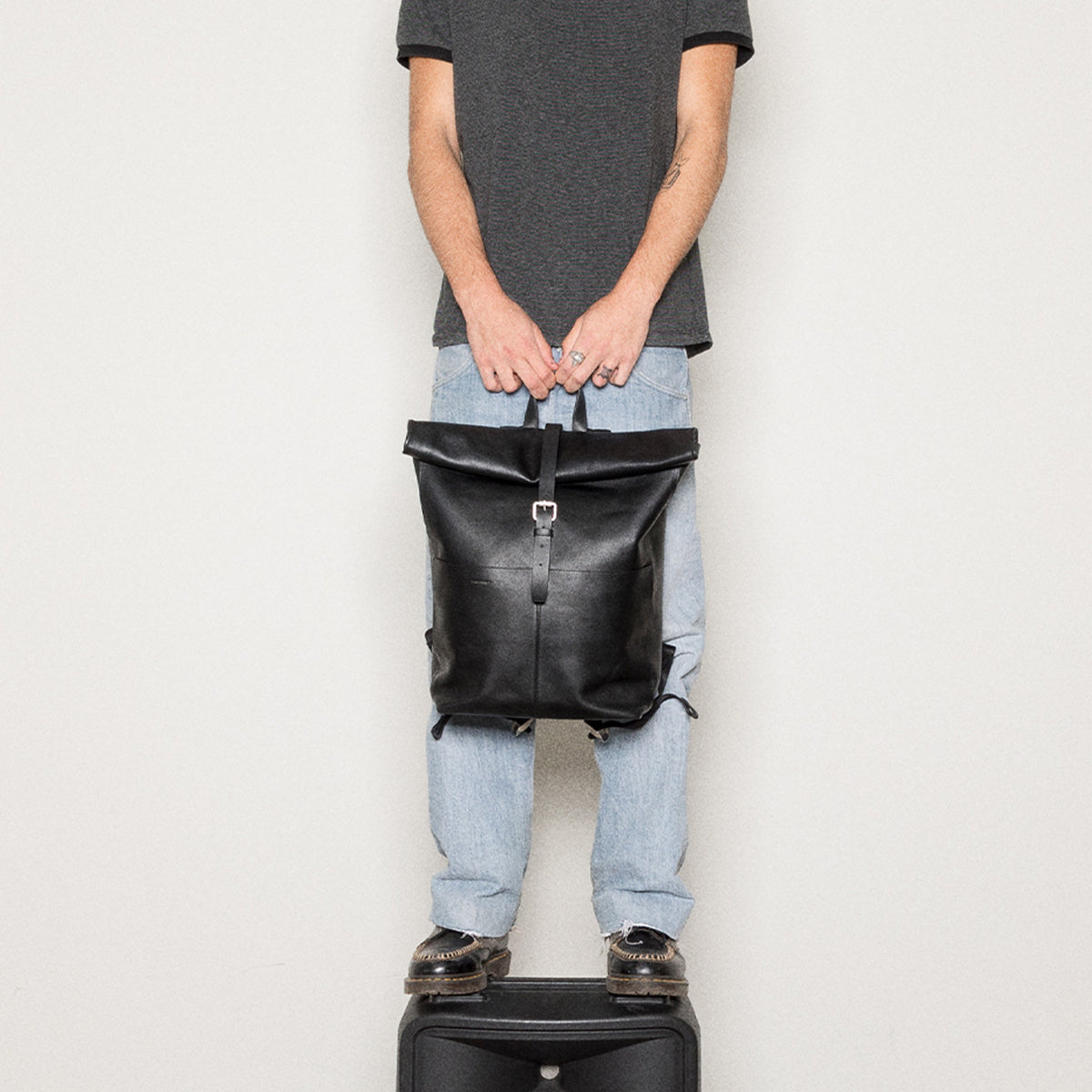 LEATHER ANTONIA 14"