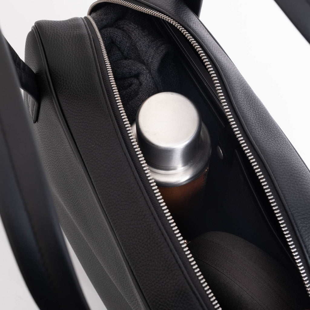 LEATHER BOWLING BAG