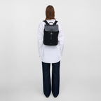 LEATHER LID BACKPACK 14"