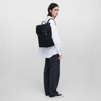 LEATHER LID BACKPACK 16"