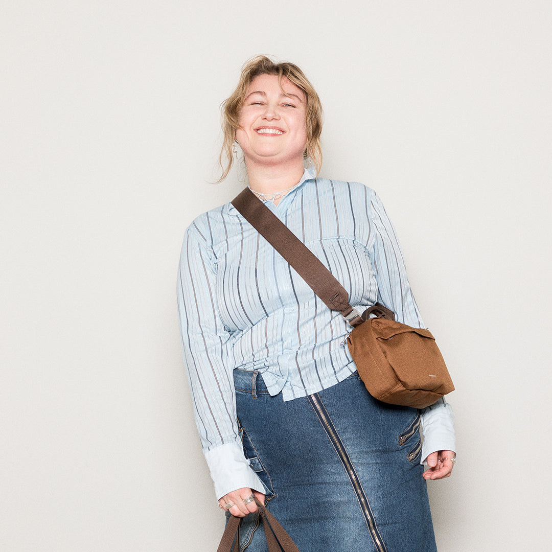 GO SHOULDER BAG Sepia Brown