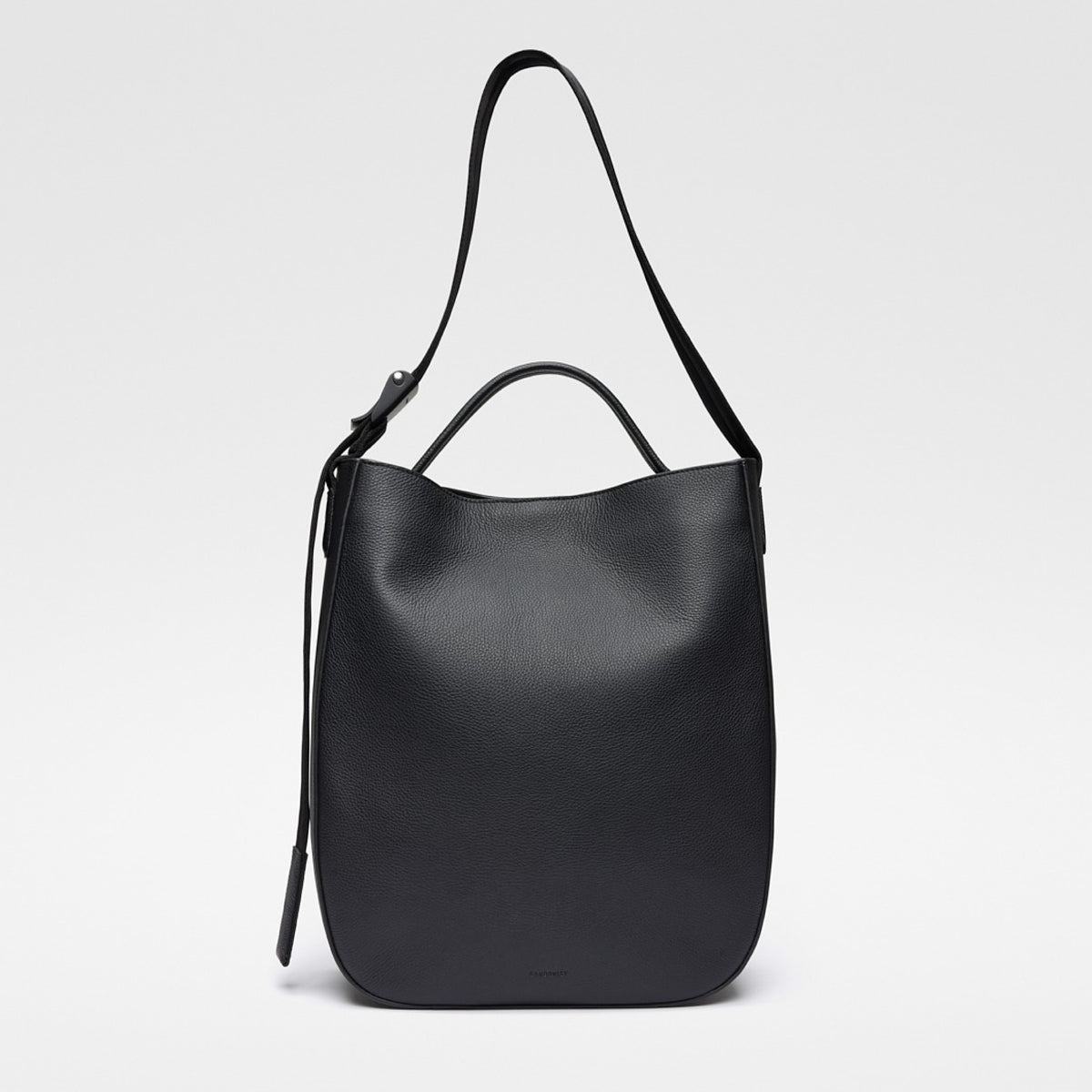 LEATHER HOBO TOTE