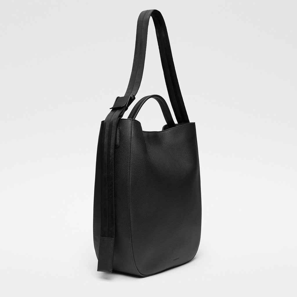 LEATHER HOBO TOTE