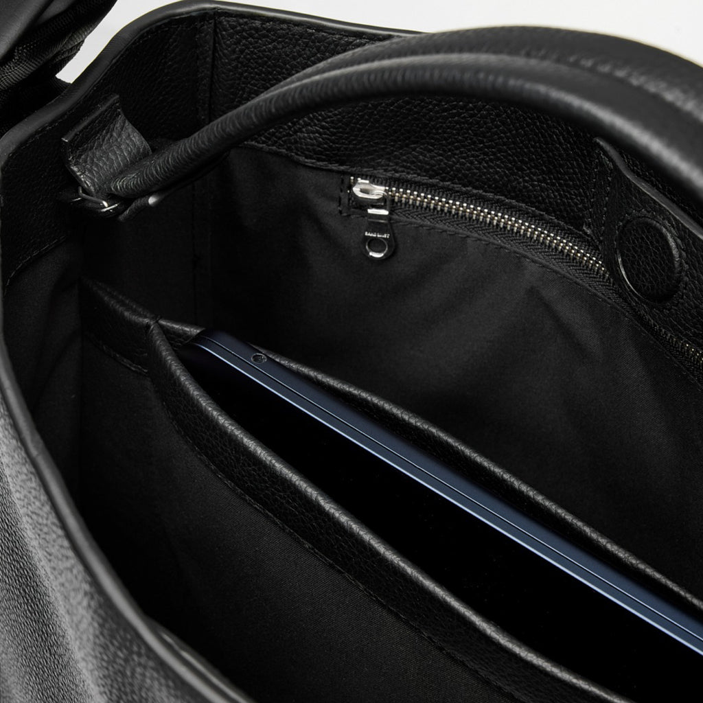 LEATHER HOBO TOTE