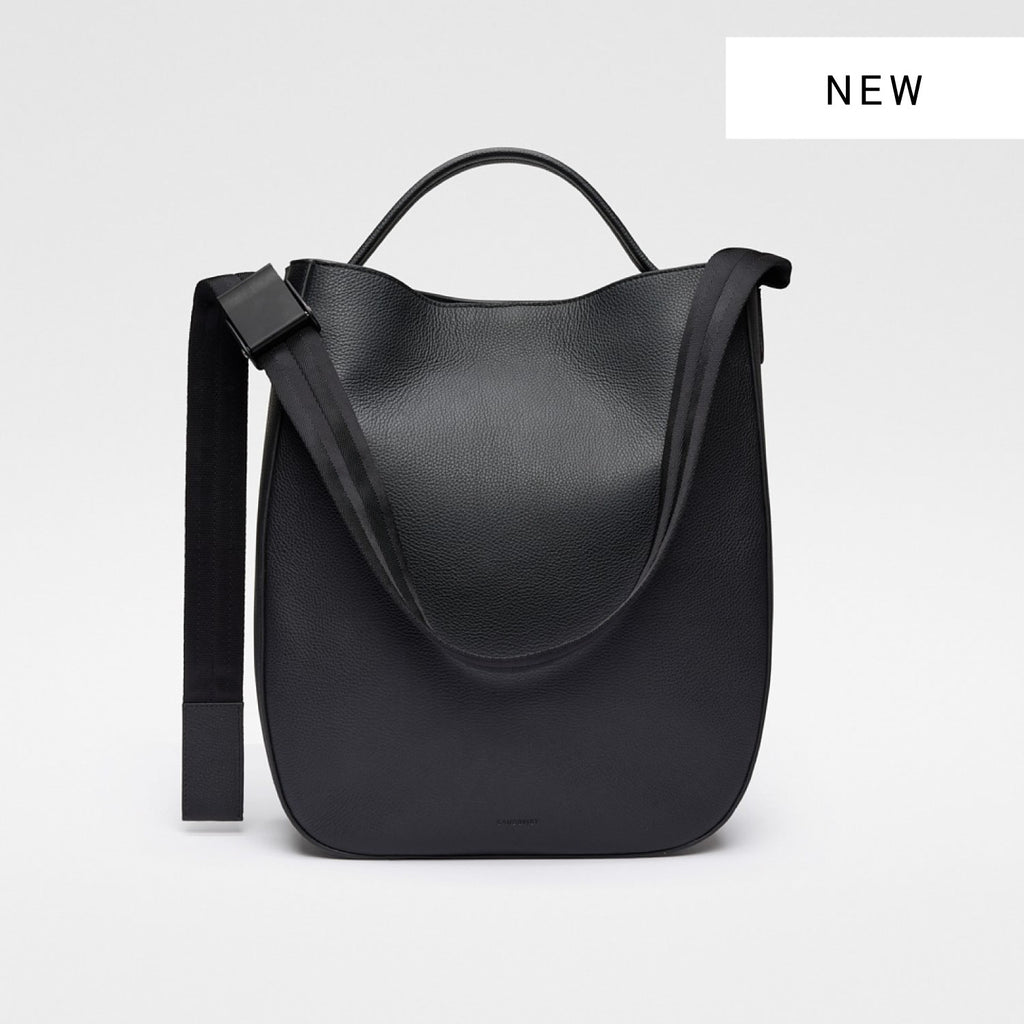 LEATHER HOBO TOTE