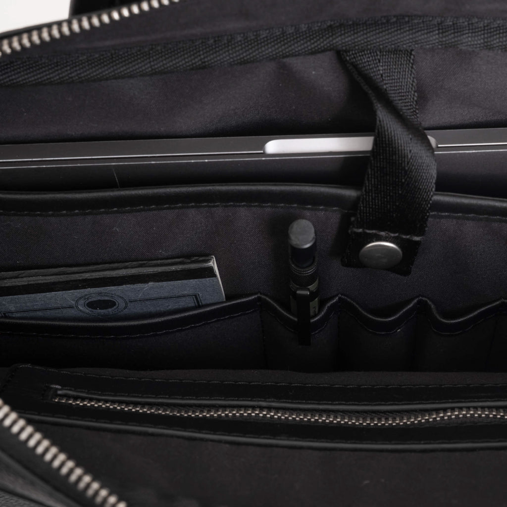 LEATHER BRIEFCASE 14"