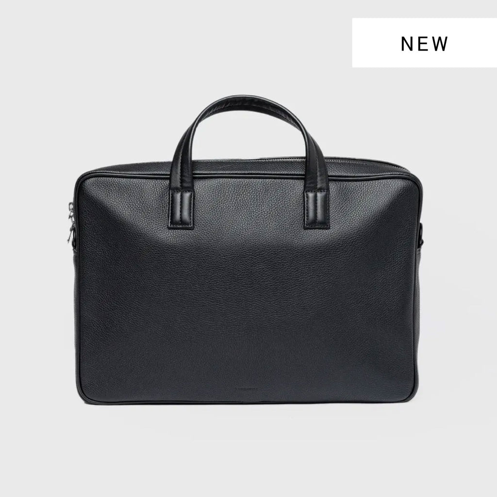 LEATHER BRIEFCASE 14"
