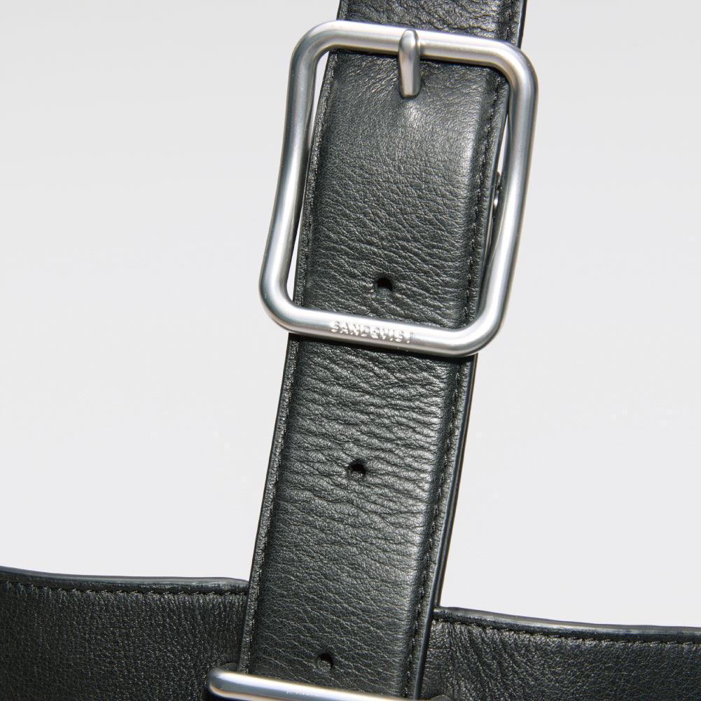 LEATHER SHOPPER BAG