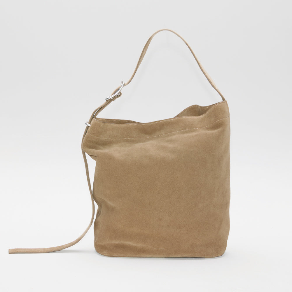 LEATHER SHOPPER BAG SUEDE