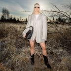 LEATHER SHOPPER BAG MINI