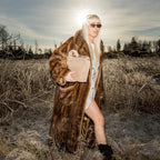 LEATHER SHOPPER BAG MINI SUEDE