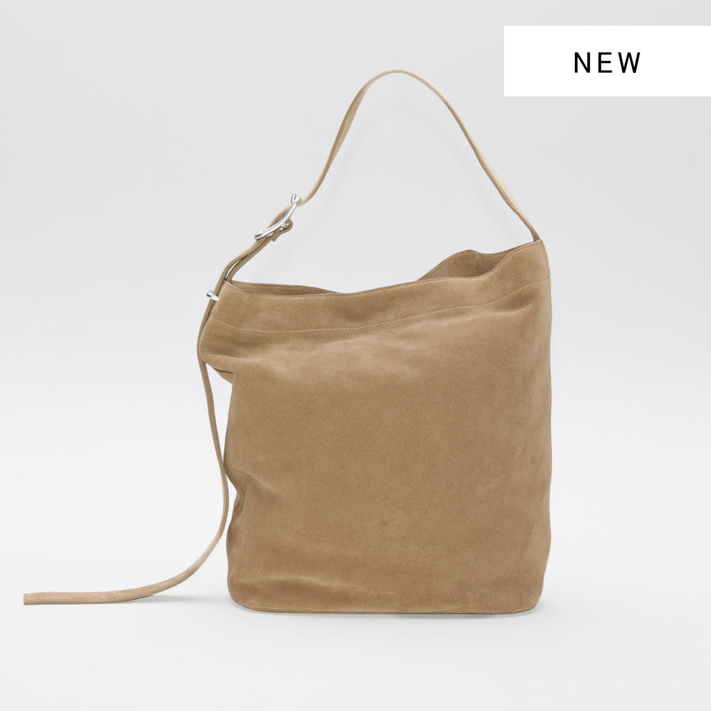 LEATHER SHOPPER BAG SUEDE